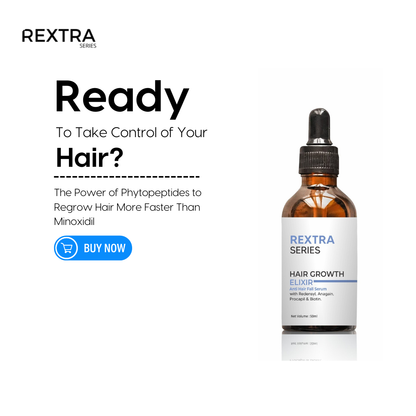 The Ultimate Hair Growth Elixir by Rextra Series | Powered by clinically studied ingredients